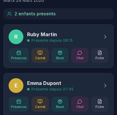 AssmatZen — Tableau de bord